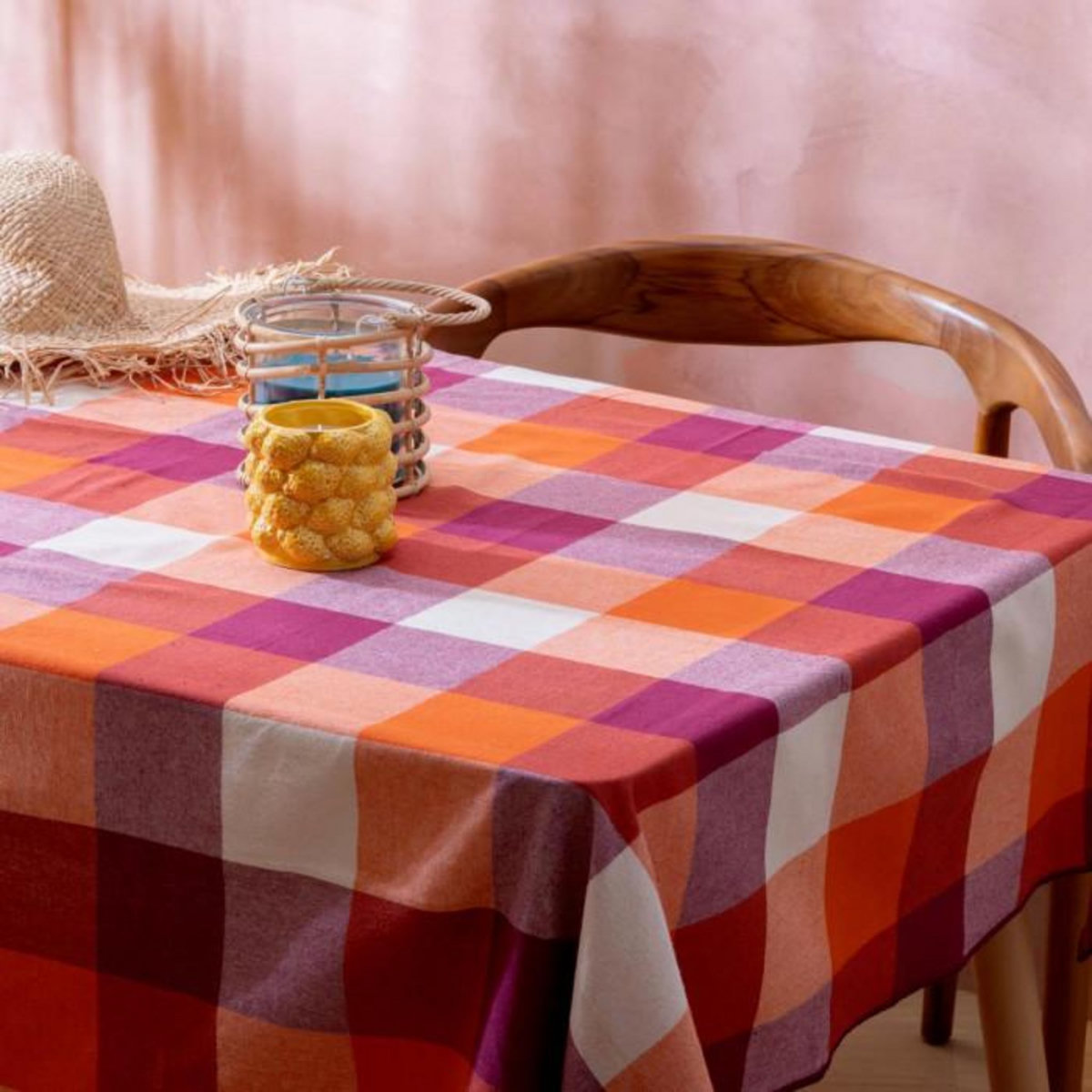 ATMOSPHERA Bougie Parfumée Citron en Céramique  Yucatan  330g Agrumes