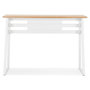 Voir la diapositive 2 : Paris Prix Table de Bar Scandinave  Javier  150cm Blanc