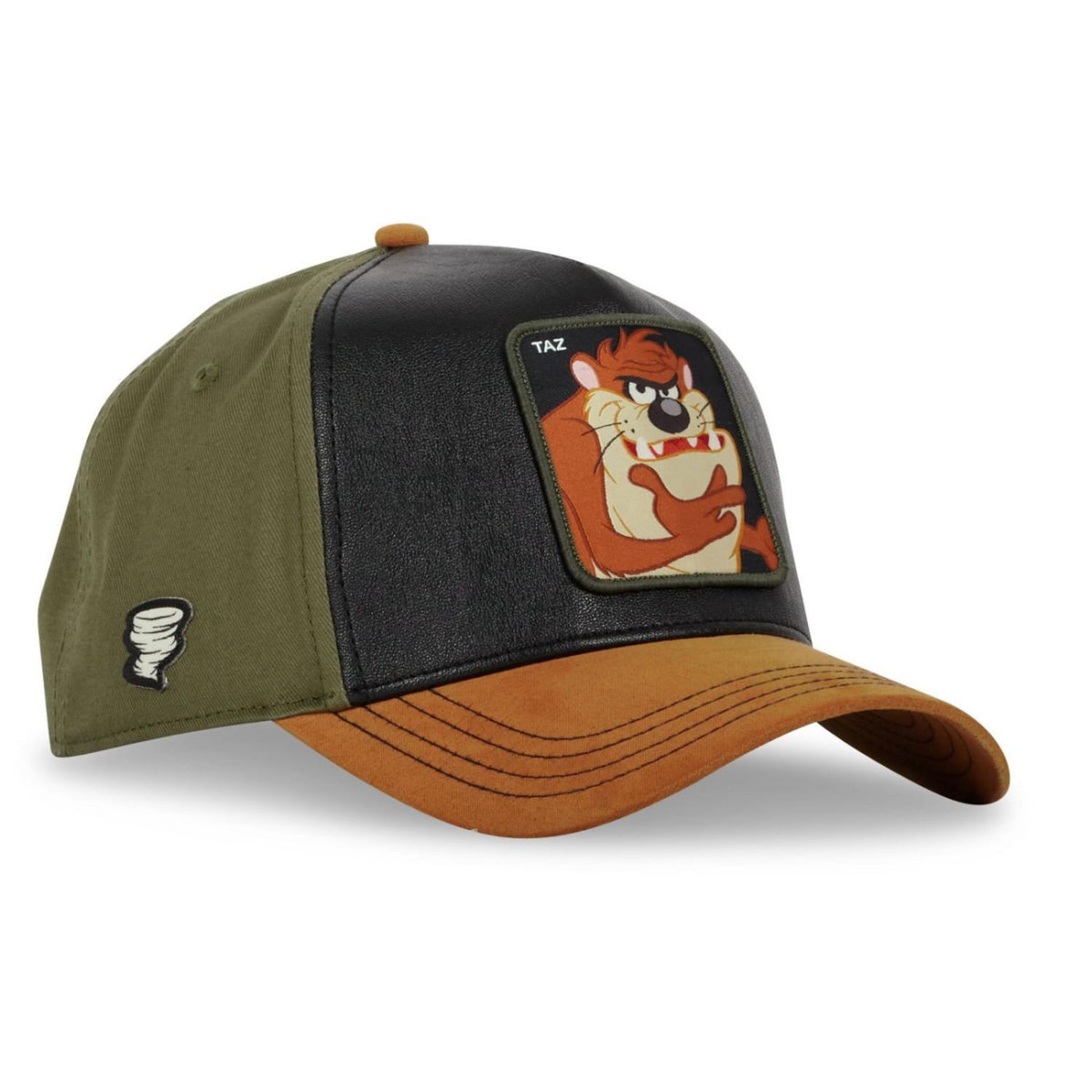CAPSLAB Casquette homme trucker en suedine finitions premium Looney Tunes Taz