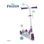 Voir la diapositive 2 : SMOBY Patinette - SMOBY - FROZEN - 3 roues silencieuses - Guidon réglable - Bois et métal