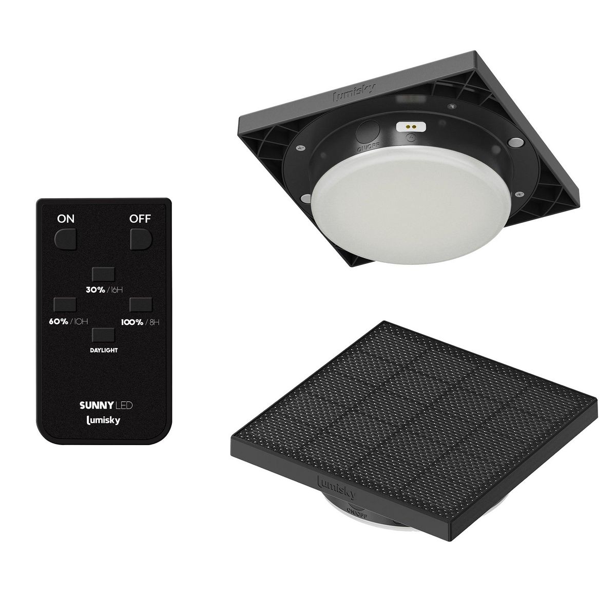 Lumisky Lanterne solaire décorative CHENNAI Bois Bois H30cm