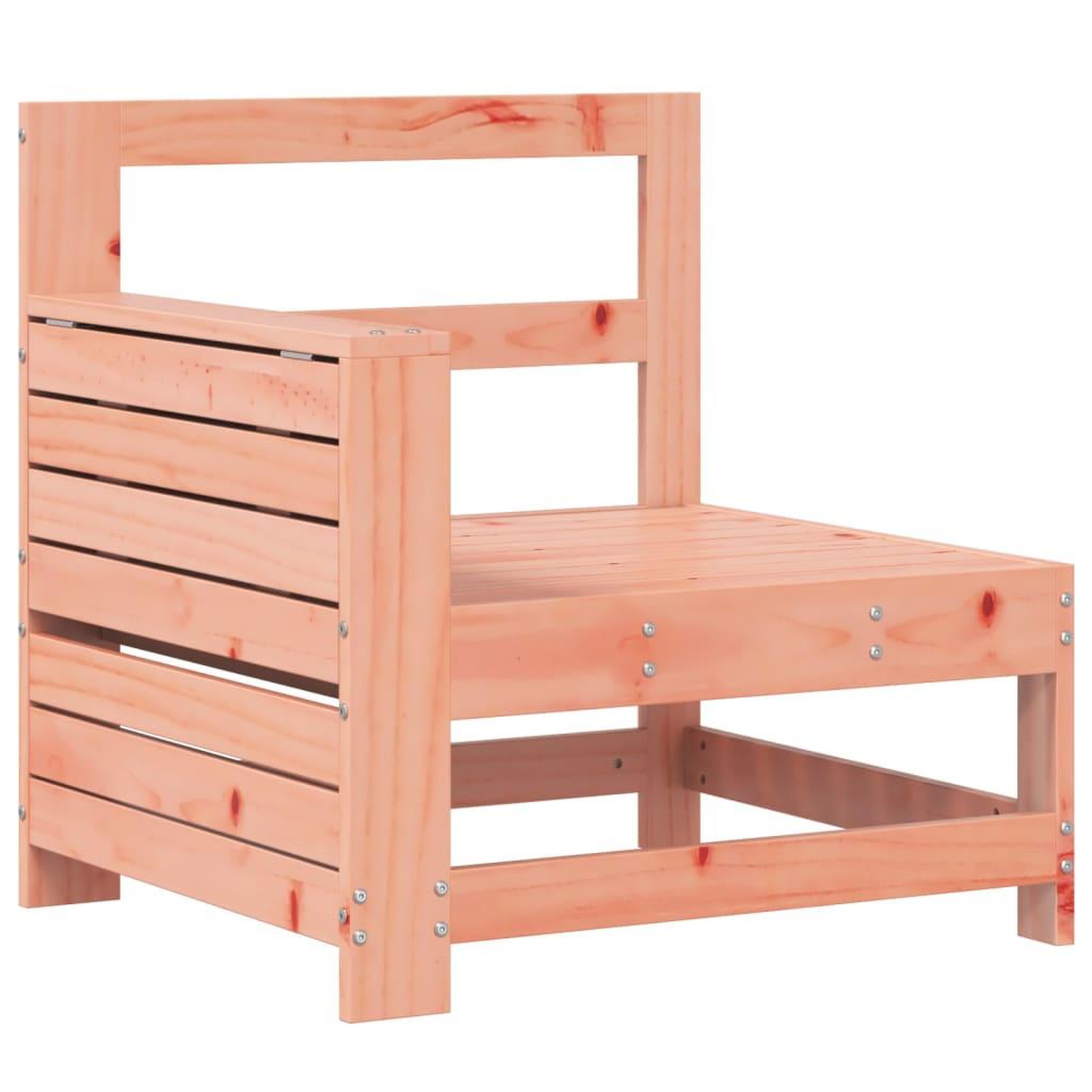 Voir la diapositive 2 : VIDAXL Canape de jardin accoudoir avec table d'appoint massif douglas