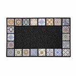 Paris Prix Tapis d'Entrée Imprimé  Ceramiko  45x75cm Gris