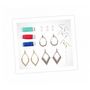 Voir la diapositive 3 : BUKI Bijoux string art - Boucles d'oreilles