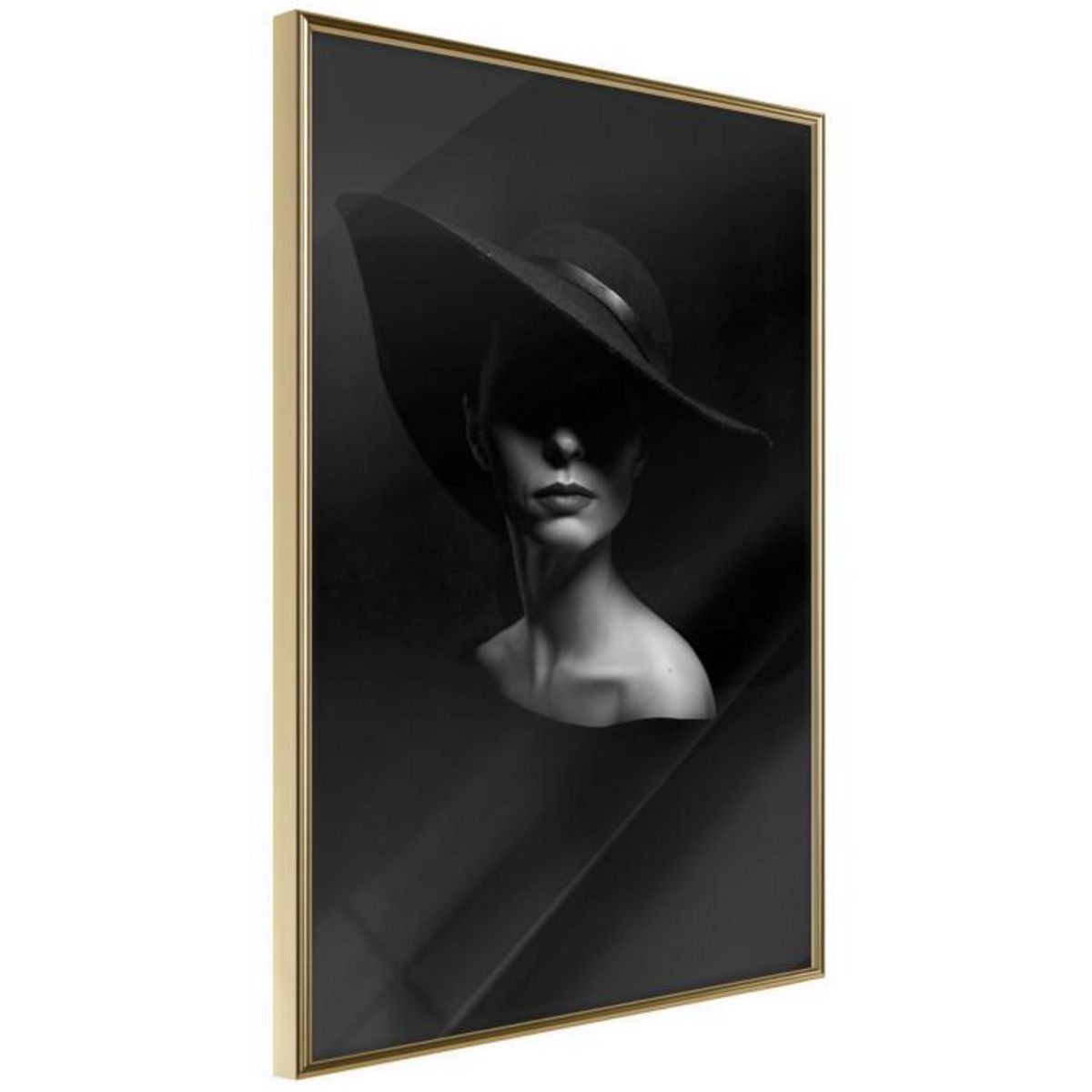 Paris Prix Affiche Murale Encadrée  Woman in a Hat