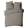Voir la diapositive 2 : FUTURE HOME Housse de couette en coton 57 fils unie