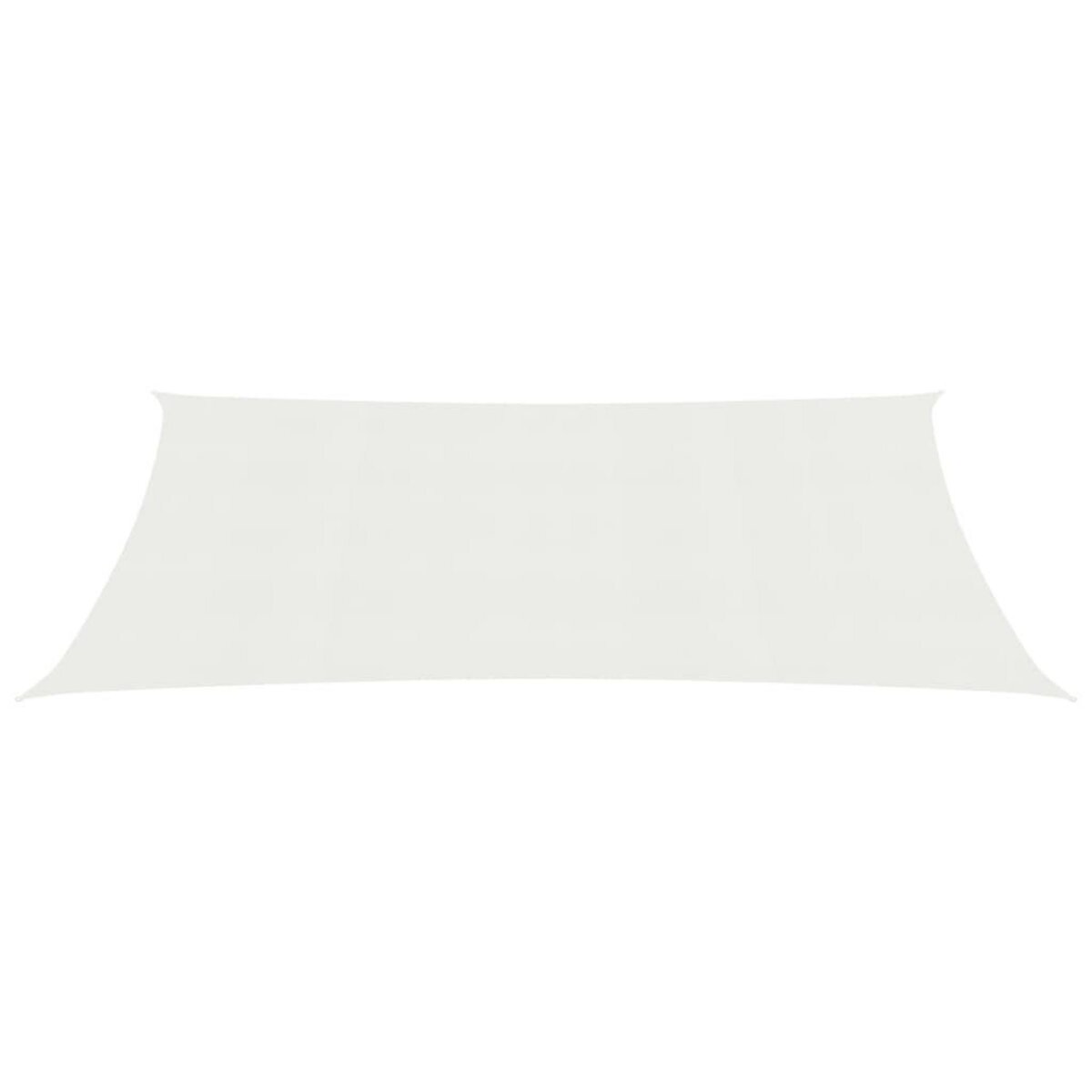 VIDAXL Voile d'ombrage 160 g/m^2 Blanc 2,5x4 m PEHD