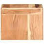 Voir la diapositive 3 : VIDAXL Table d'appoint 43x40x30 cm Bois d'acacia massif