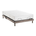 DEKO DREAM DEKO DREAM Ensemble matelas roulé+sommier relaxation électrique ERGO 6 Physiomax - 140x200 cm - Matelas ressorts ensachés