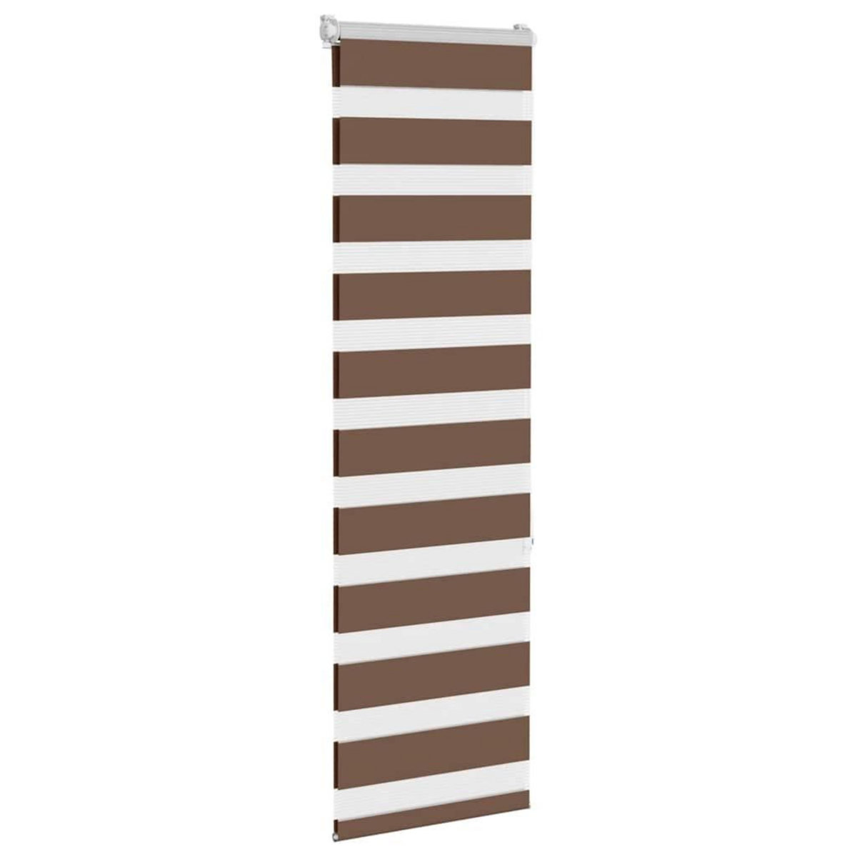 VIDAXL Store zebre marron 45x150 cm largeur du tissu 40,9 cm polyester