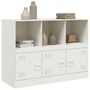 Voir la diapositive 4 : VIDAXL Buffet blanc 99x39x73 cm acier