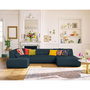 Voir la diapositive 1 : LISA DESIGN Onyx - canapé panoramique d'angle gauche - 7 places - en tissu mailles 3d
