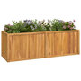 Voir la diapositive 3 : VIDAXL Lit sureleve 150x50x50 cm bois massif de teck