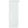 Voir la diapositive 5 : VIDAXL Meuble chaussures Blanc brillant 59x35x100 cm Bois d'ingenierie