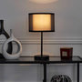 Voir la diapositive 5 : Paris Prix Lampe à Poser en Métal  Double  31cm Noir