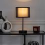 Voir la diapositive 5 : Paris Prix Lampe à Poser en Métal  Double  31cm Noir