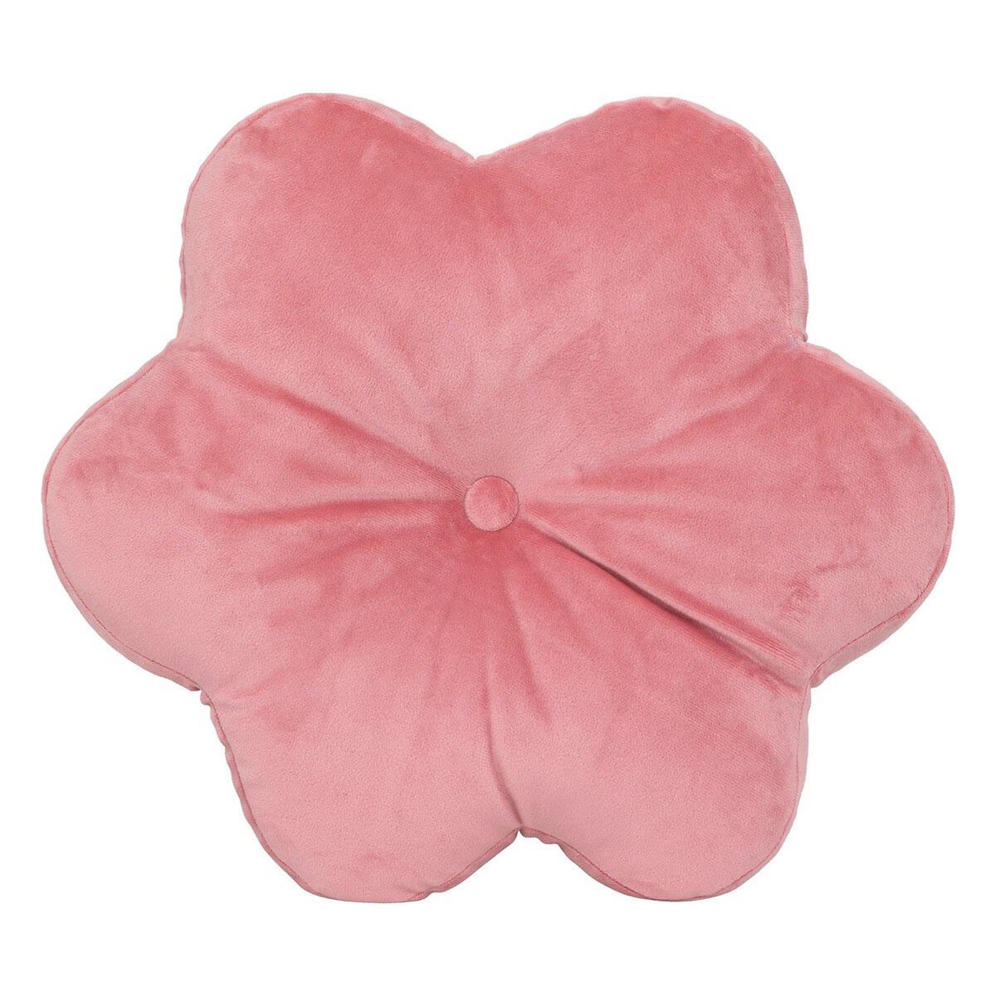 Atmosphera Kids Coussin déco enfant  fleur  38cm rose