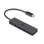 Voir la diapositive 2 : I-TEC USB-C HUB I-TEC avec 4 Ports USB 3.0 avec Cable Integre 20cm