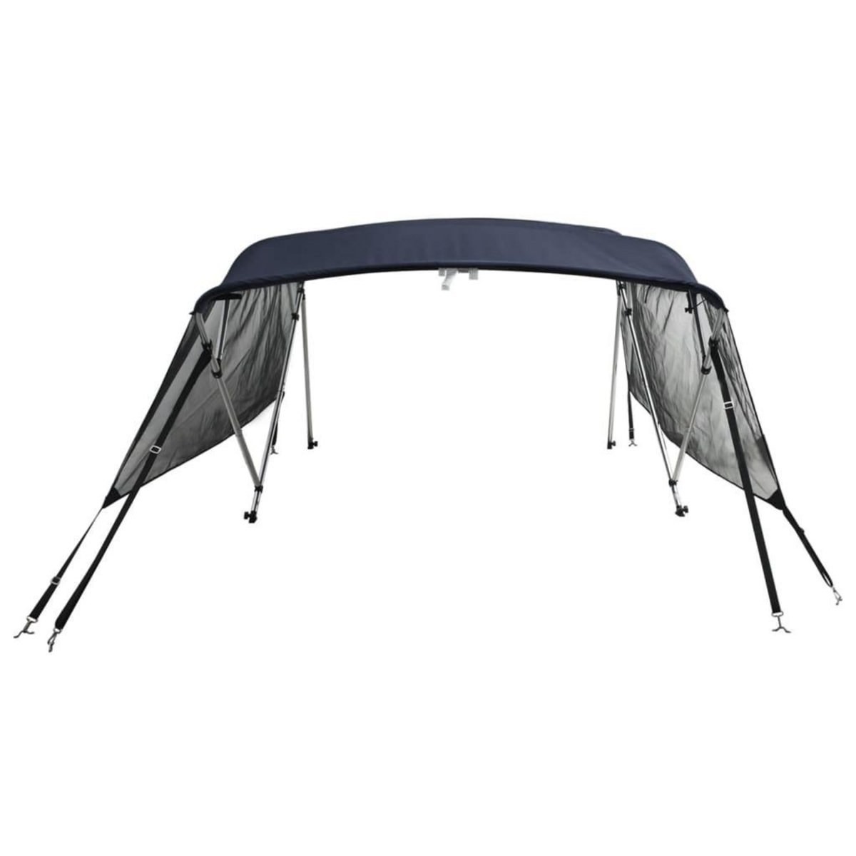 VIDAXL Toit bimini a 4 arceaux parois en maille 243x(230-244)x137 cm
