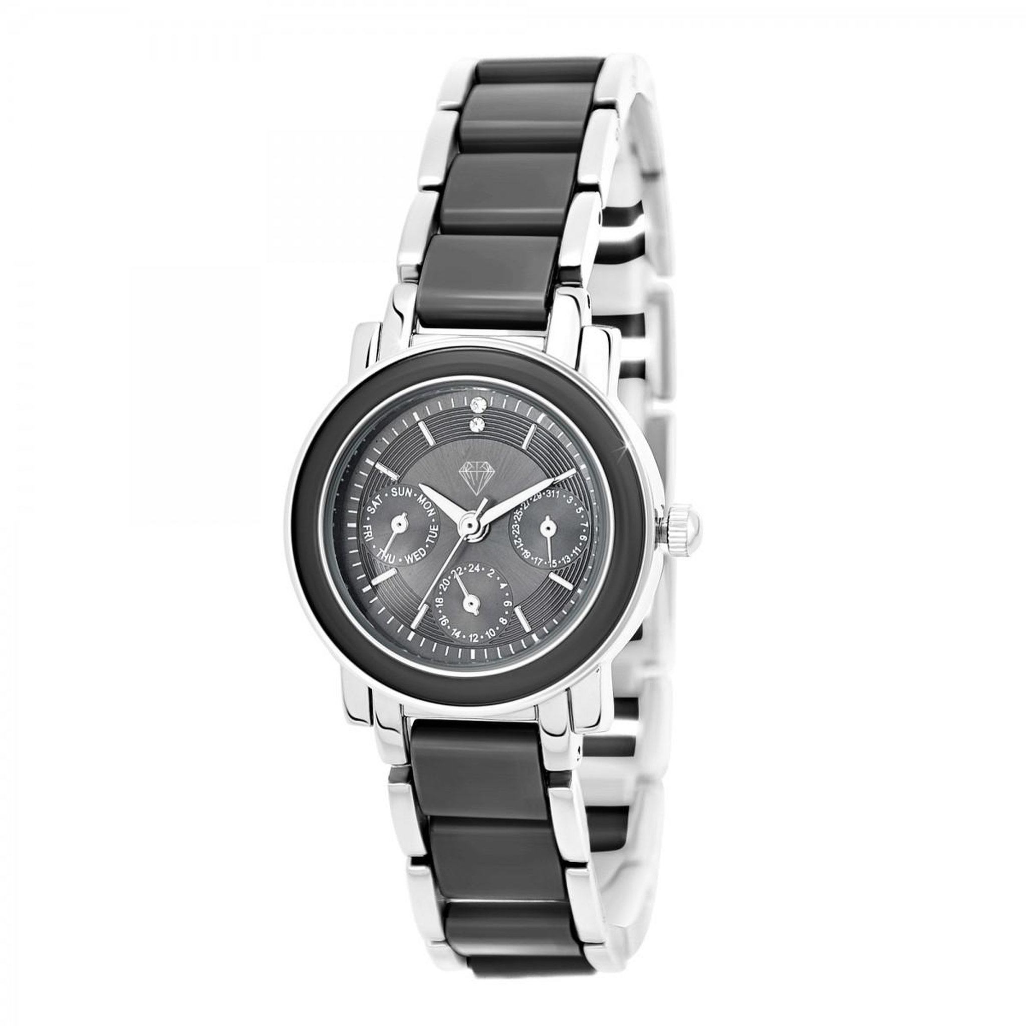 Voir la diapositive 1 : SC CRYSTAL Montre Lila SC Crystal ornée de 2 Cristaux scintillants