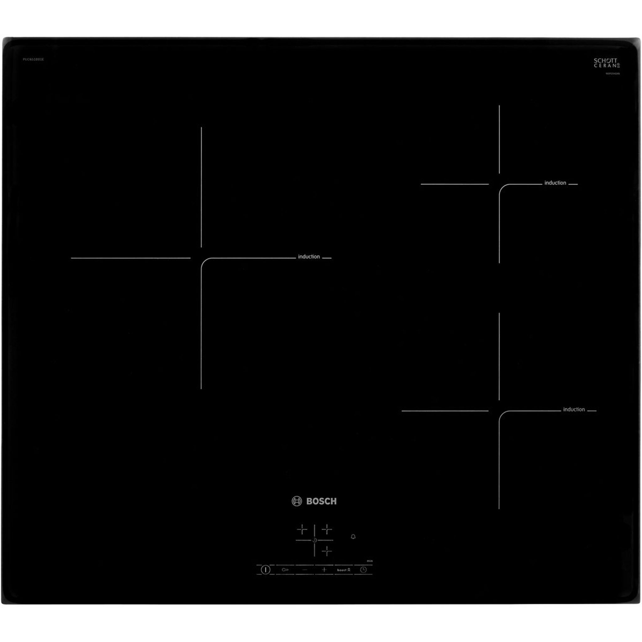 Voir la diapositive 1 : BOSCH Table induction PUC651BB1E  SERIE 4