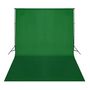 Voir la diapositive 3 : VIDAXL Kit de studio photo avec lampes toile de fond et reflecteur