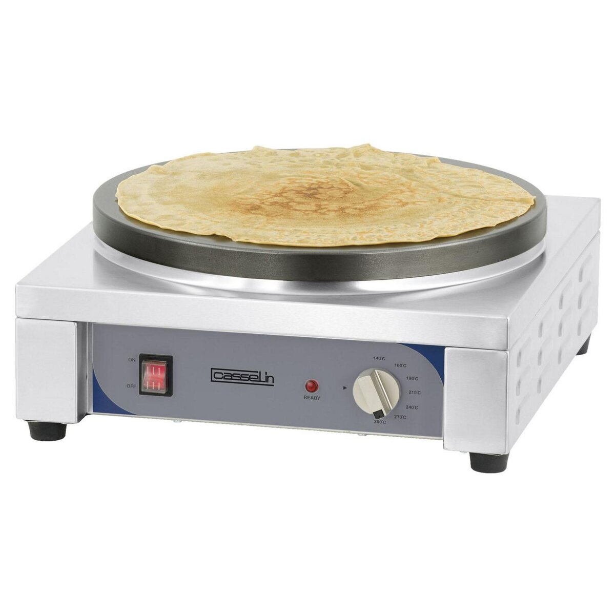 Casselin Crêpière carrée premium 2700w 40cm inox - ccc40ep