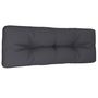 Voir la diapositive 4 : VIDAXL Coussin de palette anthracite 120x40x12 cm tissu