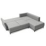 Voir la diapositive 2 : LISA DESIGN Arya - canapé d'angle convertible - avec coffre - 5 places - style contemporain - droit