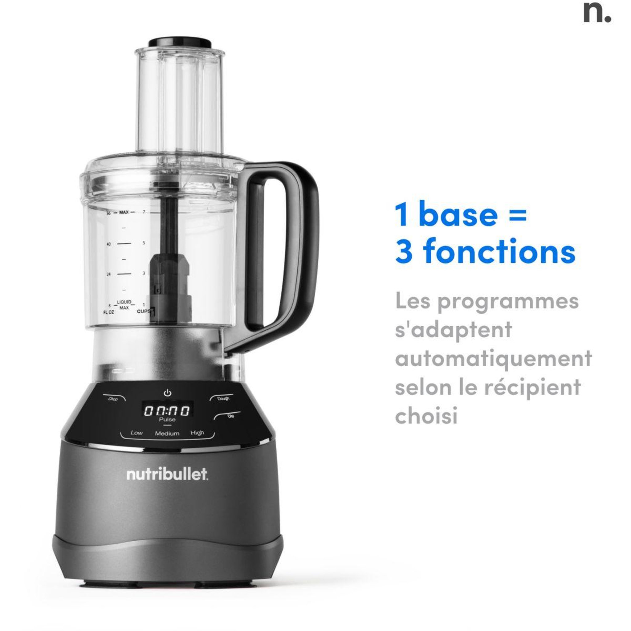 Voir la diapositive 4 : nutribullet Blender triple prep system nbf580b