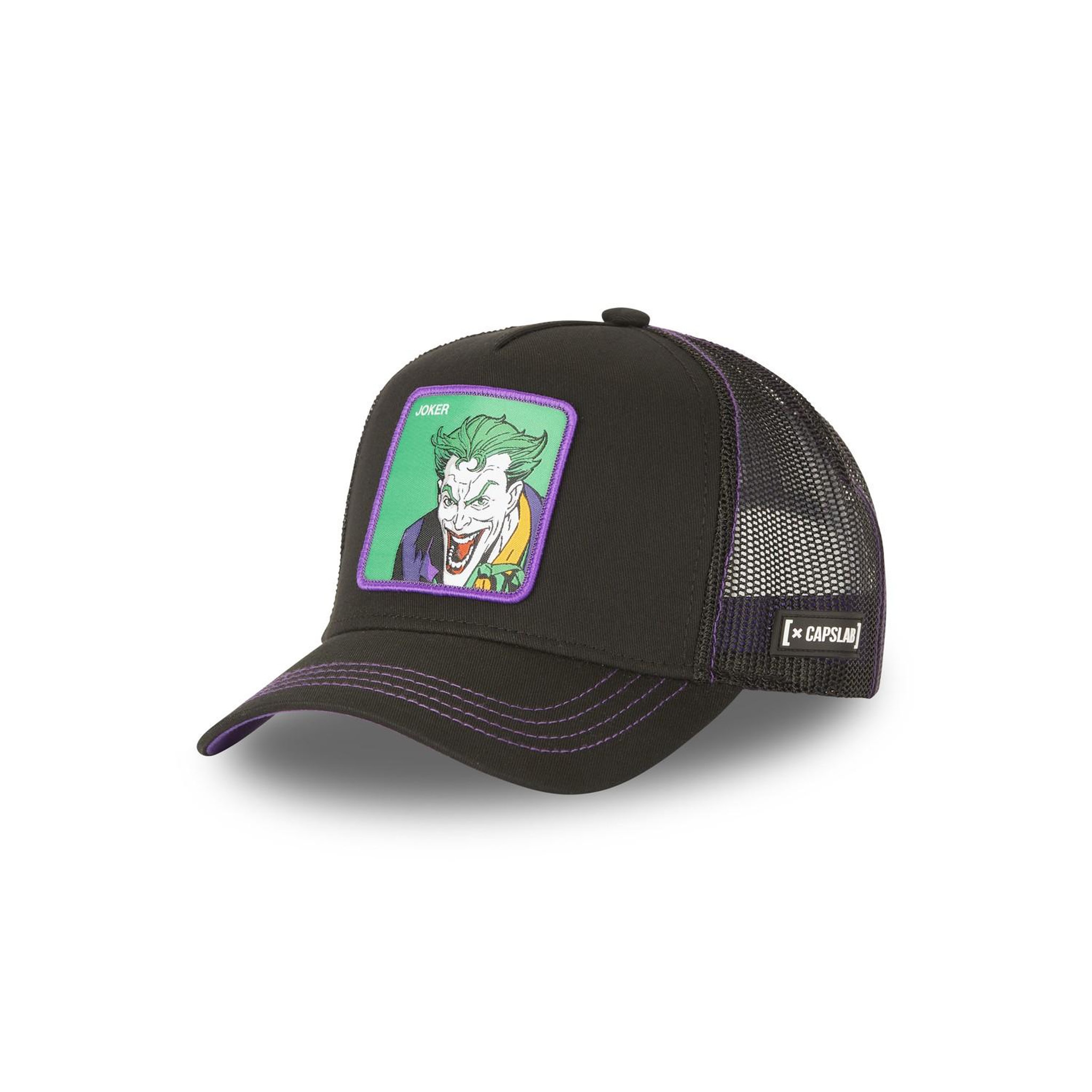 Voir la diapositive 1 : CAPSLAB Casquette trucker avec filet dc comics joker