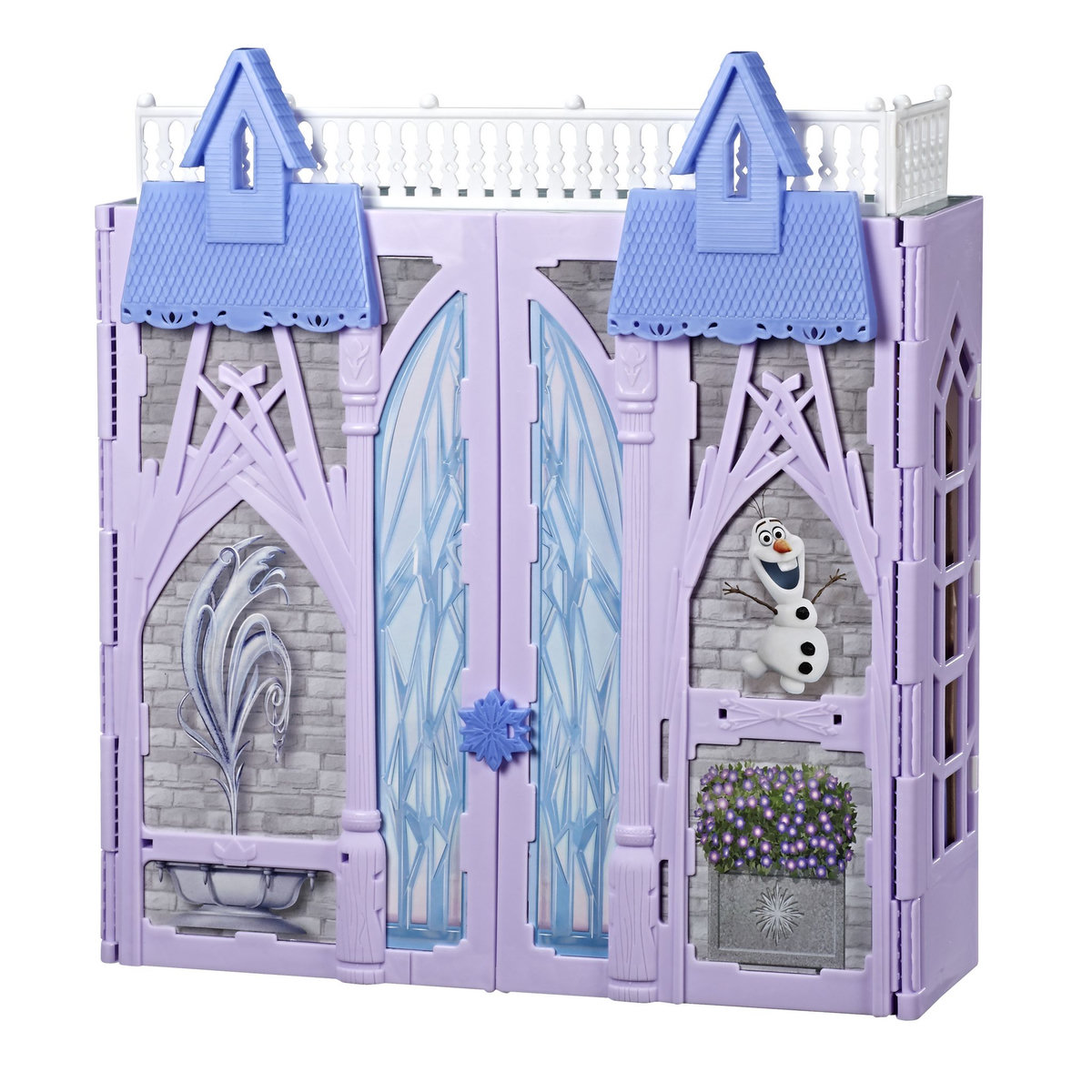 HASBRO Le château d'Arendelle transportable 78x76 cm - La reine des neiges 2
