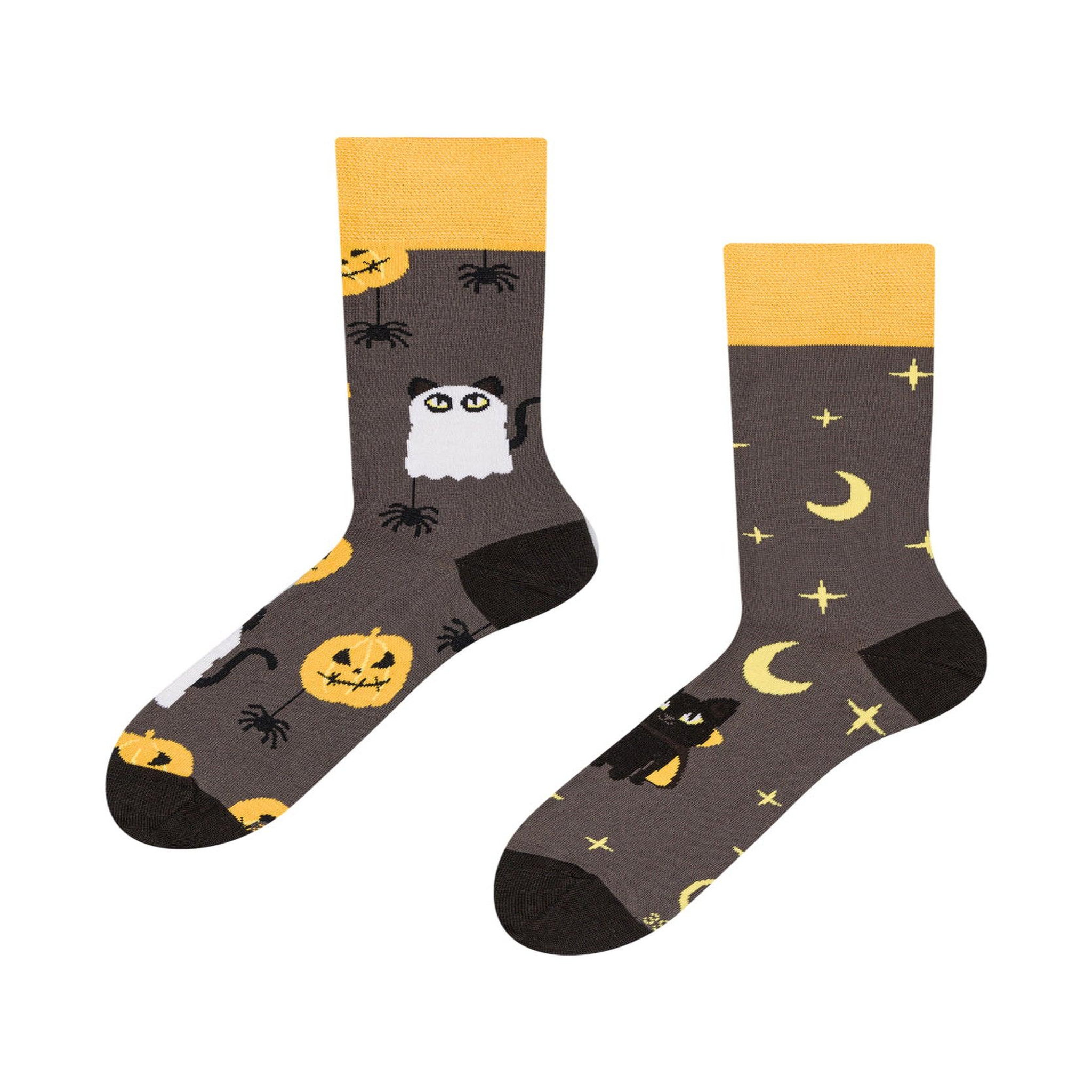 DEDOLES Chaussettes Chat d'Halloween