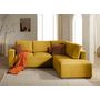 Voir la diapositive 1 : LISA DESIGN Livy - canapé d'angle convertible - avec coffre - en velours côtelé - 5 places - droit