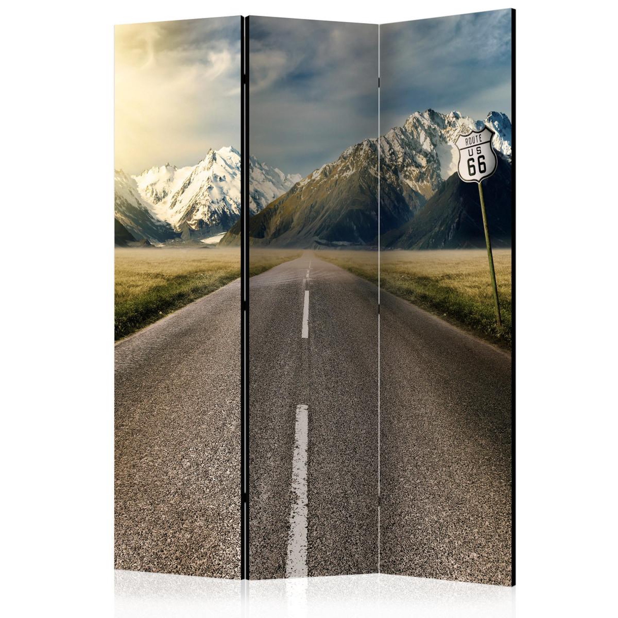 Paris Prix Paravent 3 volets  the long road  135x172cm