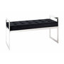 Voir la diapositive 1 : Paris Prix Banc Design en Velours  Noja  100cm Noir