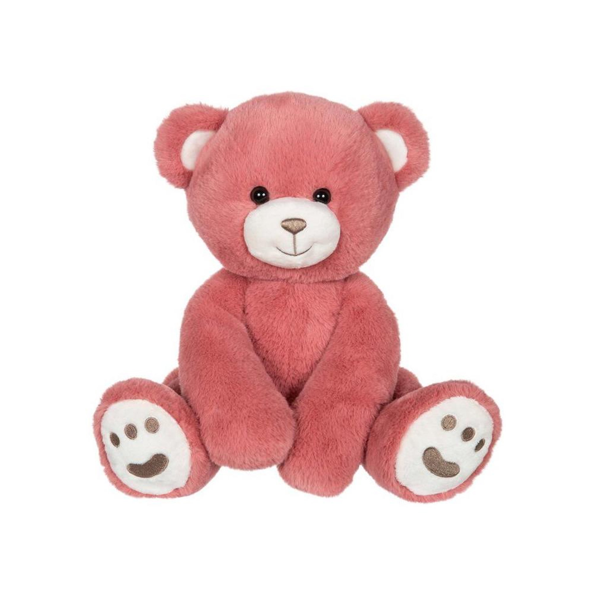Gipsy Ourson câlin en peluche rose 25 cm finition douce