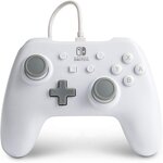 POWER A Manette Filaire Blanche Nintendo Switch
