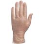 Voir la diapositive 2 : NOTRE SELECTION Boîte de 100 gants jetables vinyles transparents poudrés T9 10 OJM004