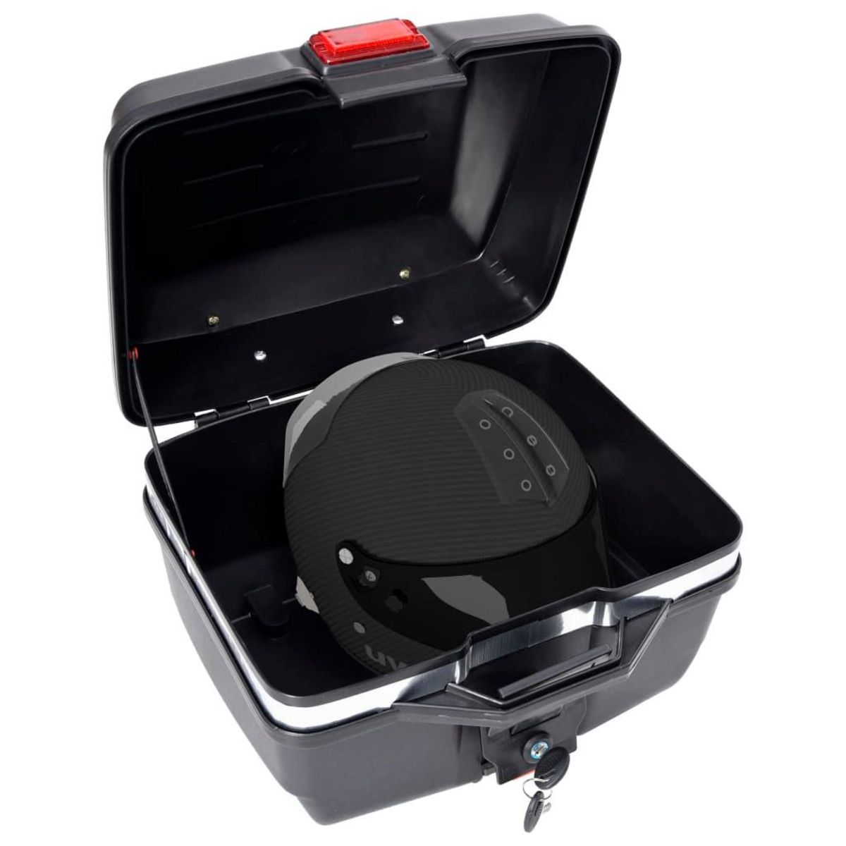 VIDAXL Boîte de moto 24 L pour un seul casque