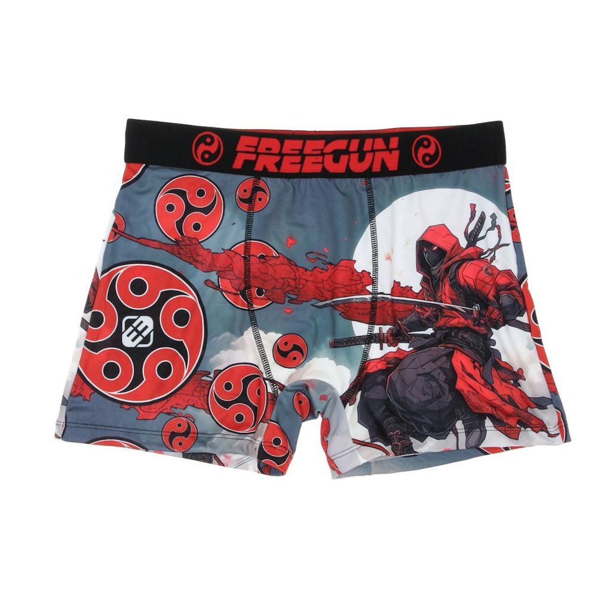 FREEGUN Boxer Noir/ à Imprimés Homme Freegun NIN