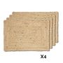 Voir la diapositive 4 : ATMOSPHERA Set de table en jute X4
