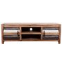 Voir la diapositive 2 : VIDAXL Meuble TV bois massif d'acacia 120 x 35 x 40 cm