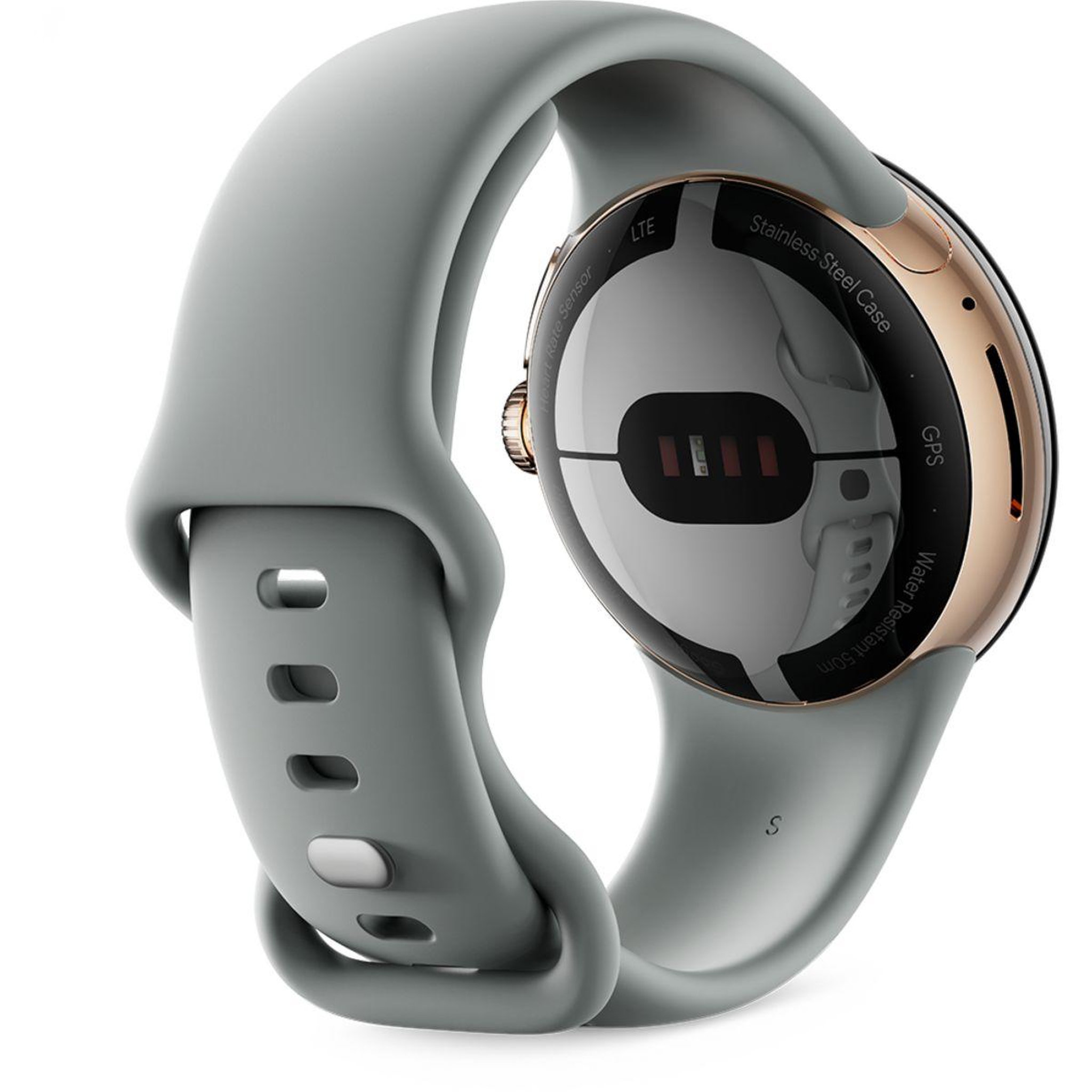 Voir la diapositive 2 : GOOGLE Bracelet Pixel Watch Bands Silicone vert