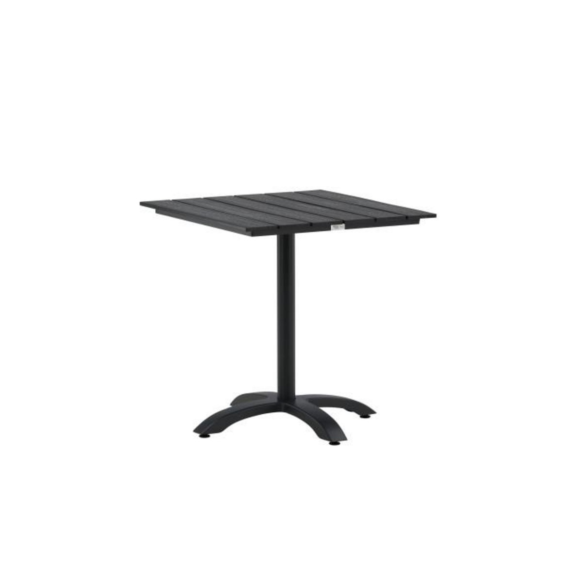 Paris Prix Table de Jardin  Colorado  74cm Noir
