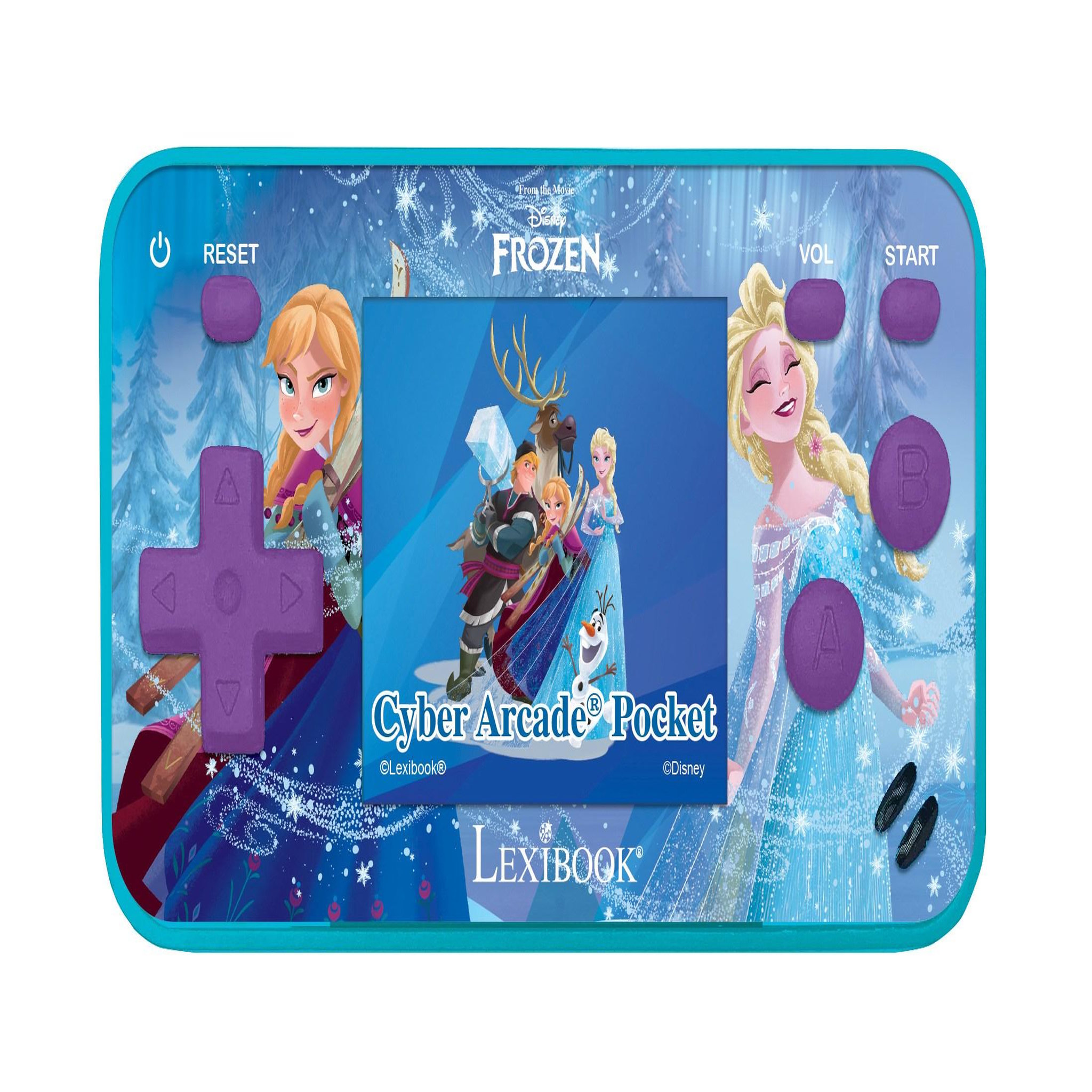 Lexibook Mini Console de jeux portable couleur La reine des neige Cyber Arcade Pocket