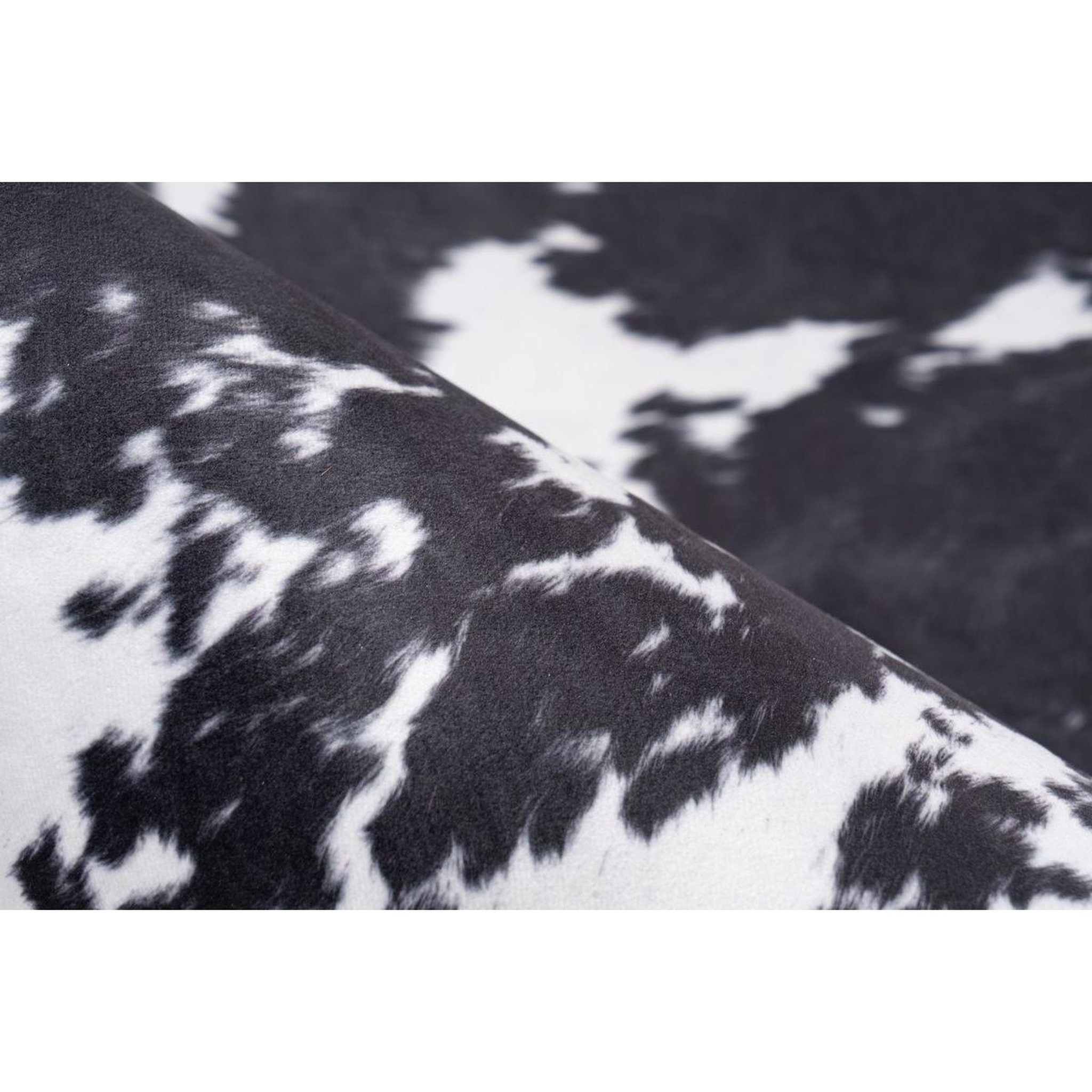 Voir la diapositive 3 : Paris Prix Tapis imprimé imitation fourrure  western  noir
