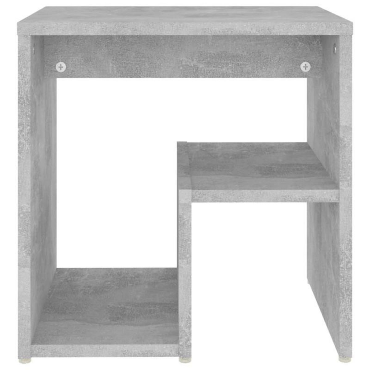 VIDAXL Table de chevet gris béton 40x30x40 cm bois d ingénierie