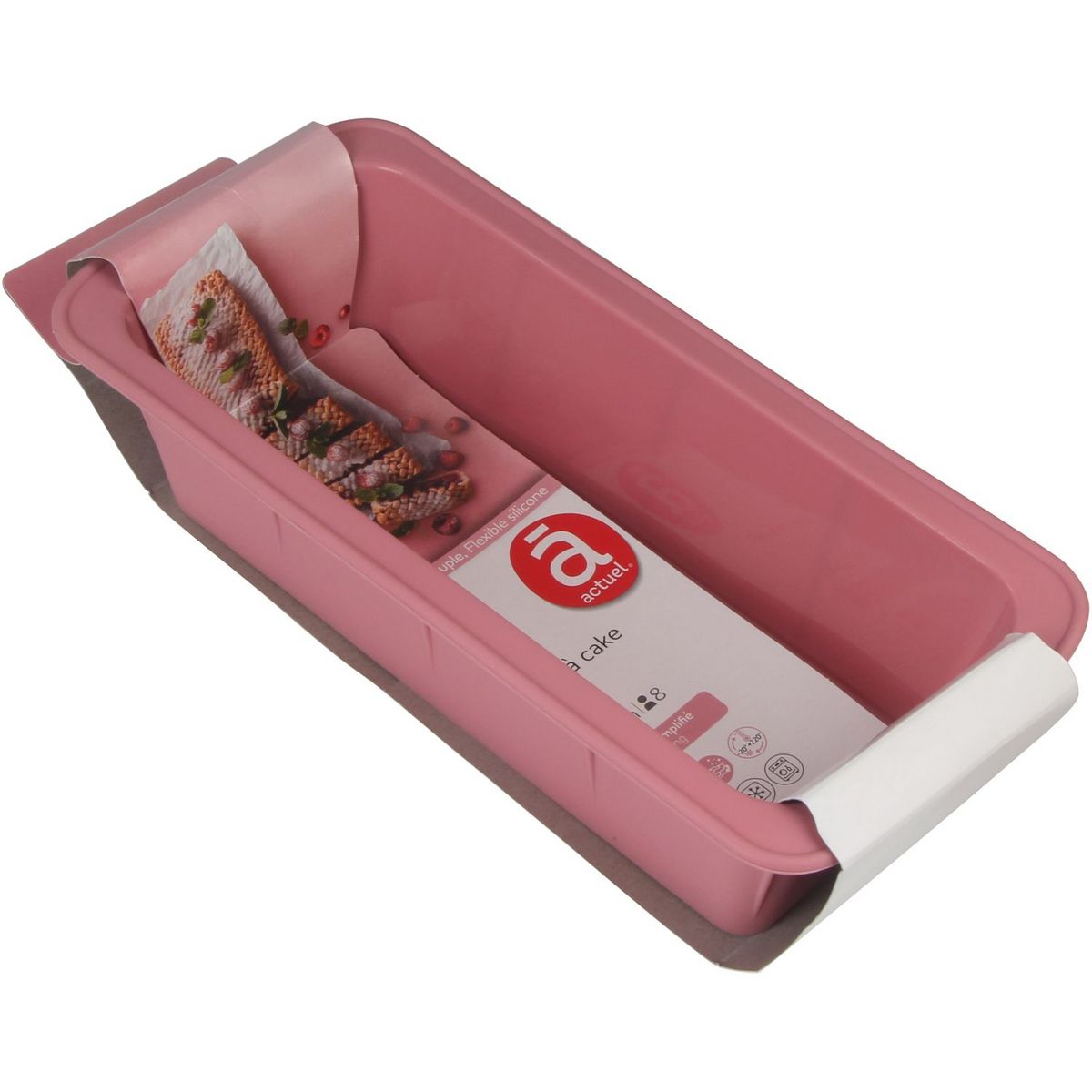 ACTUEL Moule à cake silicone 22 cm 