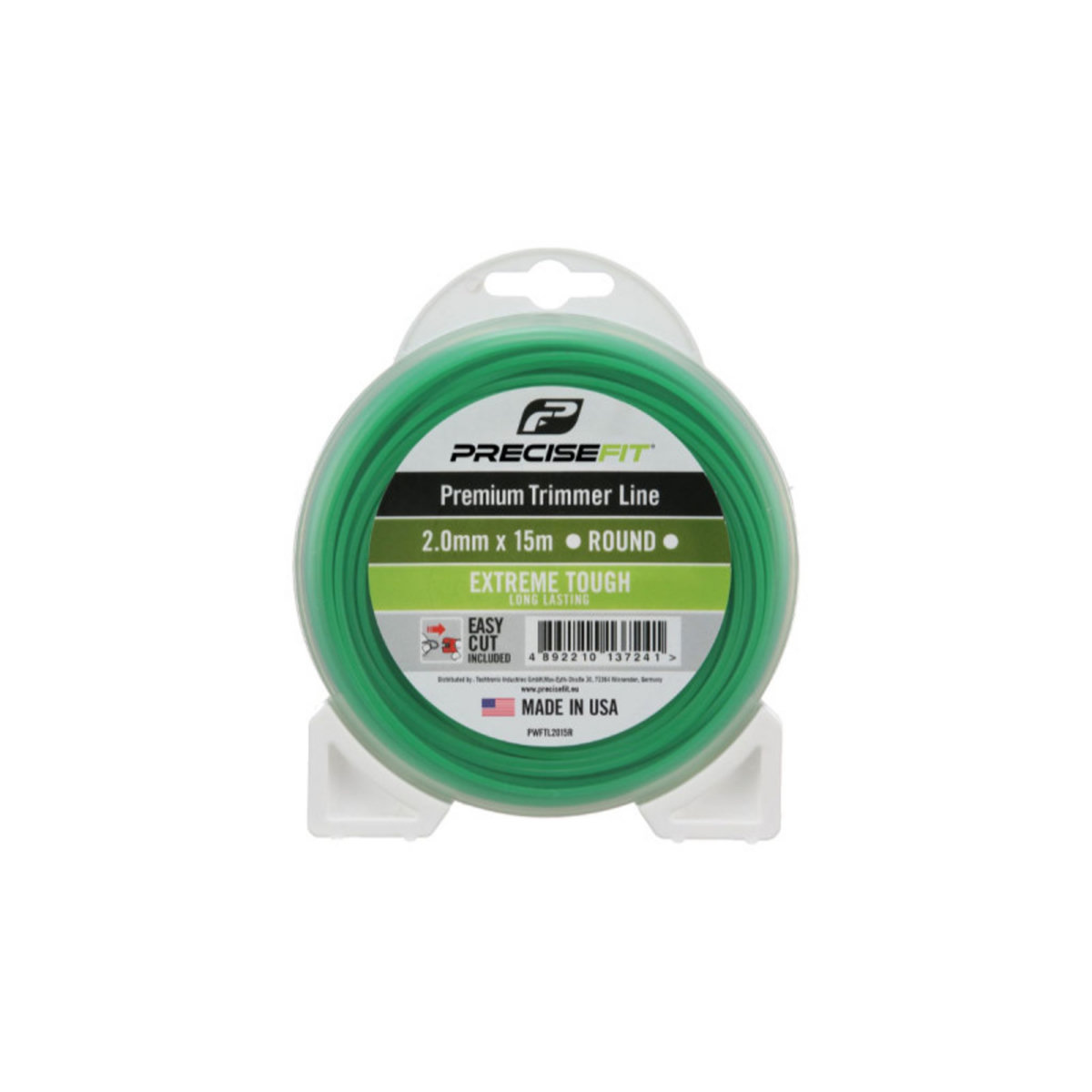  Fil de coupe bordure universel PRECISEFIT nylon 2,0mm - rond - 15m PWFTL2015R